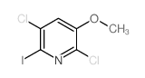 2,5-Dichloro-6-iodo-3-methoxypyridine structure