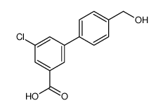 5-氯-4-(羟基甲基)-[1,1-联苯]-3-羧酸结构式