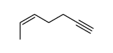 cis-5-Hepten-1-yne Structure