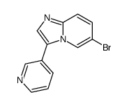 6-bromo-3-(pyridin-3-yl)imidazo[1,2-a]pyridine结构式