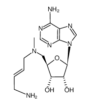 (E)-N-(5'-Adenosyl)-N-methyl-2-butene-1,4-diamine Structure