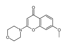 7-methoxy-2-morpholin-4-ylchromen-4-one Structure