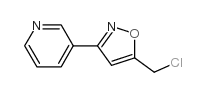 5-(chloromethyl)-3-pyridin-3-yl-1,2-oxazole Structure