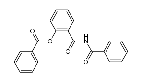 benzoyl-(2-benzoyloxy-benzoyl)-amine结构式