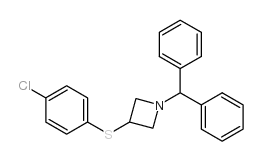 3-[(4-Chlorophenyl)thio]-1-(diphenylmethyl)azetidine structure