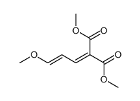 2-(3-methoxyallylidene)malonic acid dimethyl ester Structure