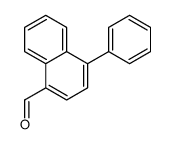 4-Phenylnaphthalene-1-carboxaldehyde结构式