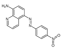 5-[(4-nitrophenyl)diazenyl]quinolin-8-amine结构式