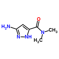 1H-Pyrazole-3-carboxamide, 5-amino-N,N-dimethyl- structure