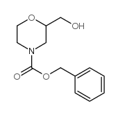4-CBZ-2-HYDROXYMETHYLMORPHOLINE Structure