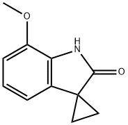 7'-METHOXYSPIRO[CYCLOPROPANE-1,3'-INDOLIN]-2'-ONE Structure