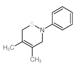 4,5-dimethyl-2-phenyl-3,6-dihydrothiazine Structure