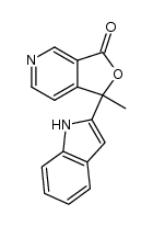 1-(1H-indol-2-yl)-1-methyl-furo[3,4-c]pyridine-3(1H)-one Structure