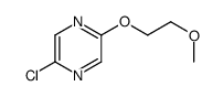 2-chloro-5-(2-methoxyethoxy)pyrazine结构式