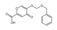 4-oxo-5-(phenylmethoxymethoxy)pyran-2-carboxylic acid Structure