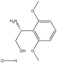 (2R)-2-AMINO-2-(2,6-DIMETHOXYPHENYL)ETHAN-1-OL HYDROCHLORIDE Structure