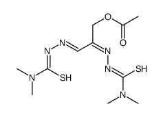 acetyl 2,3-dioxopropanal-di-(4,4-dimethylthiosemicarbazone) Structure