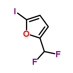 2-(Difluoromethyl)-5-iodofuran Structure