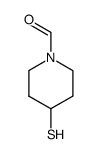 1-Piperidinecarboxaldehyde, 4-mercapto- (9CI)结构式