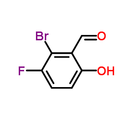 2-溴-3-氟-6-羟基苯甲醛结构式
