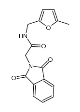 2-(1,3-dioxoisoindolin-2-yl)-N-((5-methylfuran-2-yl)methyl)acetamide Structure