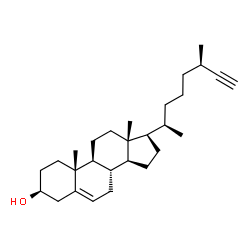 27-alkyne Cholesterol structure