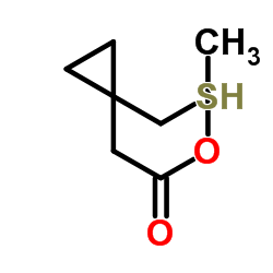 Methyl [1-(sulfanylmethyl)cyclopropyl]acetate structure