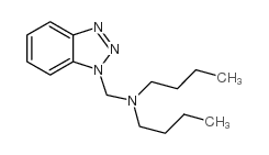 N,N-dibutyl-1H-benzotriazole-1-methylamine Structure