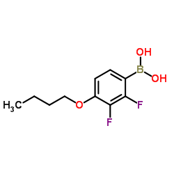 (4-Butoxy-2,3-difluorophenyl)boronic acid Structure