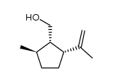 ((1S,2R,5R)-2-methyl-5-(prop-1-en-2-yl)cyclopentyl)methanol Structure