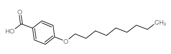 4-(n-nonyloxy)benzoic acid structure