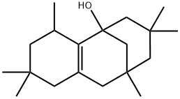 2,3,4,6,7,8,9,10-Octahydro-2,2,4,7,7,9-hexamethyl-5,9-methanobenzocycloocten-5(1H)-ol结构式