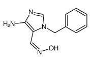 N-[(5-amino-3-benzylimidazol-4-yl)methylidene]hydroxylamine Structure