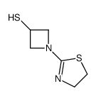 1-(4,5-二氢-2-噻唑)-3-氮杂丁烷硫醇结构式
