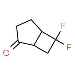 Bicyclo[3.2.0]heptan-2-one, 6,6-difluoro- (9CI) structure