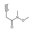2-isocyano-N-methoxy-N-methylacetamide Structure