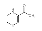 1-(3,4-二氢-2H-1,4-噻嗪-5-基)乙酮结构式