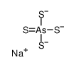 sodium,sulfanylidene(trisulfido)-λ5-arsane结构式