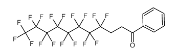 4,4,5,5,6,6,7,7,8,8,9,9,10,10,11,11,11-Heptadecafluoro-1-phenyl-undecan-1-one结构式