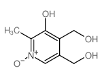 3,4-Pyridinedimethanol,5-hydroxy-6-methyl-, 1-oxide结构式