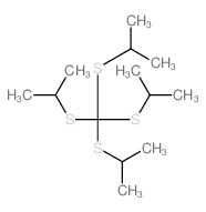 Propane,2,2',2'',2'''-[methanetetrayltetrakis(thio)]tetrakis- (9CI) Structure