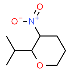2H-Pyran,tetrahydro-2-(1-methylethyl)-3-nitro-(9CI)结构式
