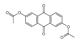2,6-Diacetoxy-9,10-anthraquinone Structure