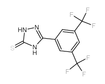 5-[3,5-双(三氟甲基)苯基]-1,2,4-噻唑-3(2H)硫酮结构式