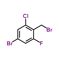2-Fluoro-4-bromo-6-chlorobenzyl bromide结构式