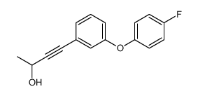 4-(3-(4-FLUOROPHENOXY)PHENYL)BUT-3-YN-2-OL structure