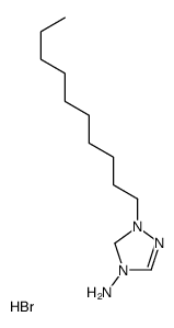 1-decyl-1,5-dihydro-1,2,4-triazol-1-ium-4-amine,bromide Structure