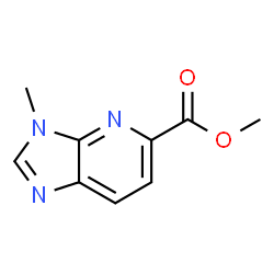 Methyl 3-methyl-3H-imidazo[4,5-b]pyridine-5-carboxylate Structure