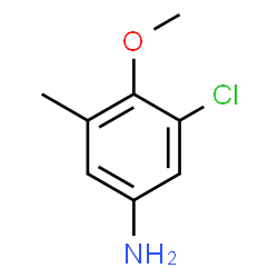 3-Chloro-4-methoxy-5-methylaniline Structure
