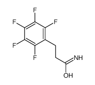 3-(Pentafluorophenyl)propanamide结构式